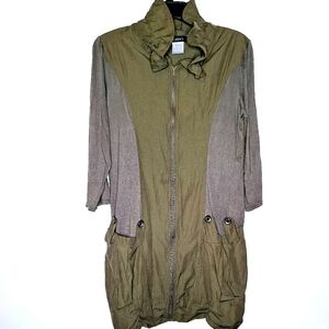 Carine's boutique brand" The Longline Tunic Jacket size medium.